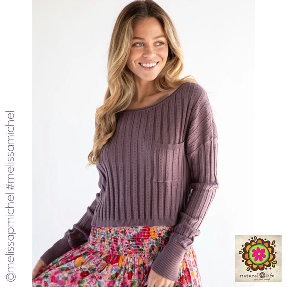 NATURAL LIFE Patti Layering Sweater - Picture 2 of 3